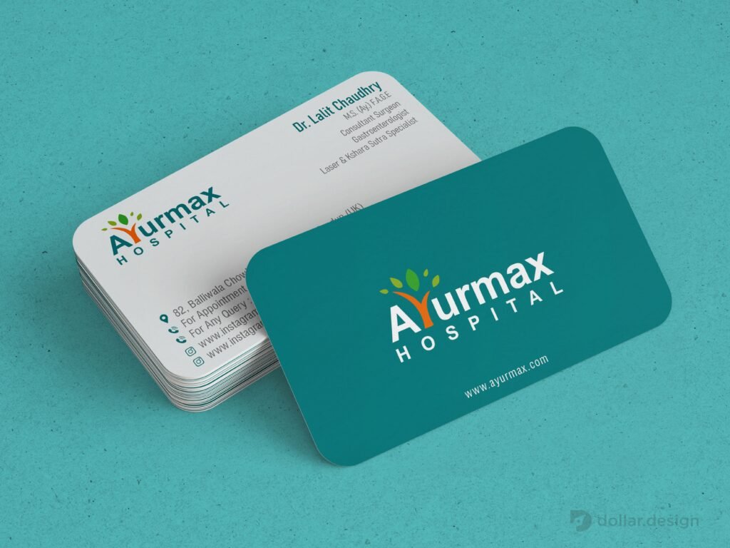 Hospital Logo Design by Dollar Design, logo design, graphic design, logo design for Ayurmax Hospital Dehradun